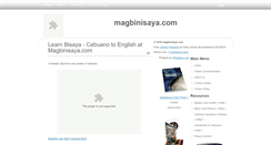 Desktop Screenshot of magbinisaya.com